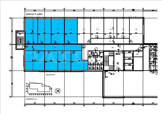 Pronájem kanceláře 269 m² – pohled 3