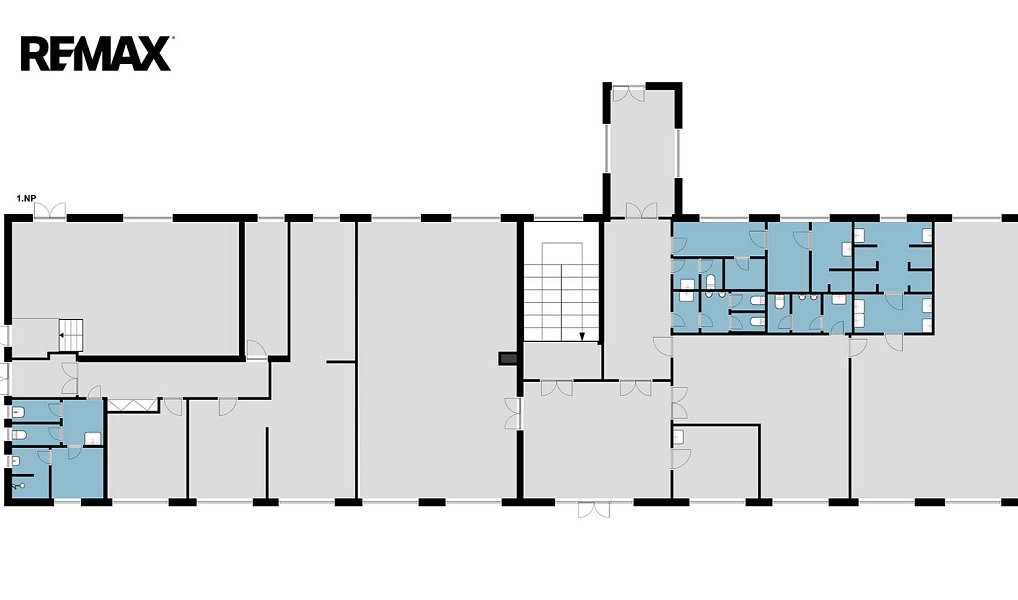 Pronájem kanceláře 407 m², Praha – náhled fotky 2