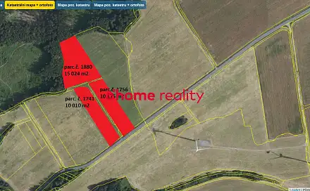 Prodej pole 35 209 m², Lipina, okres Olomouc