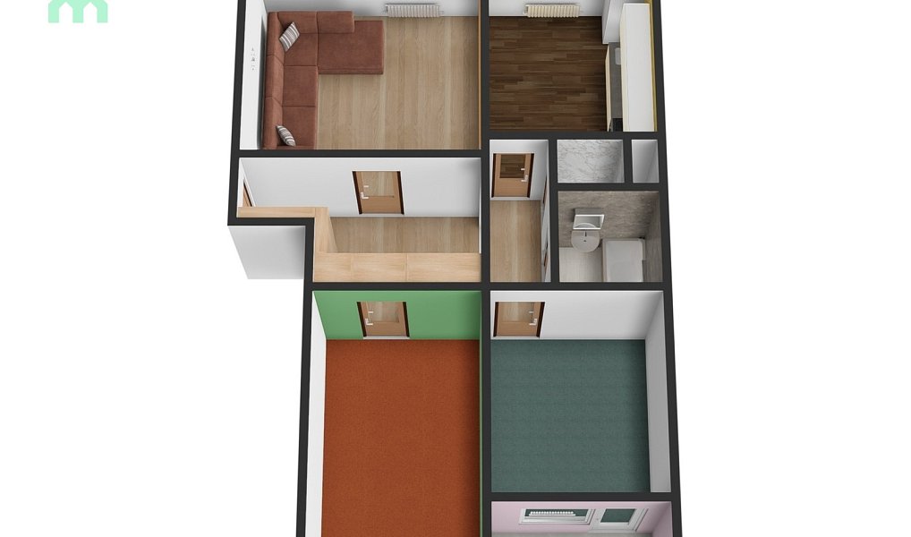 Prodej bytu 3+1 67 m², Břidličná – náhled fotky 2