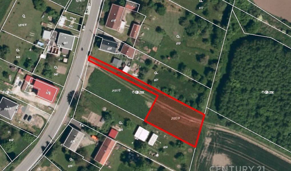 Prodej stavebního pozemku 1 260 m², Hladké Životice – náhled fotky 3