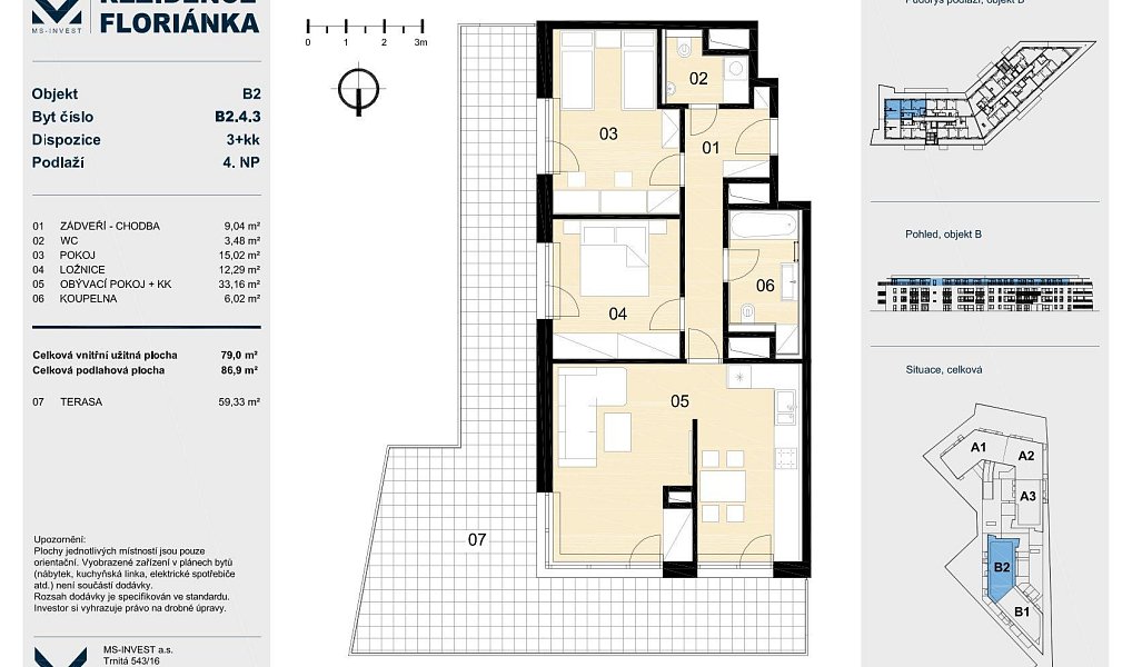 Prodej bytu 3+kk 87 m², Brno – náhled fotky 8