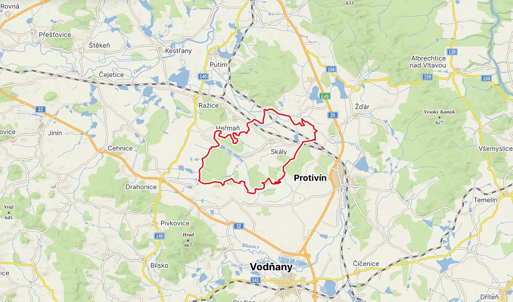 Prodej lesa 5 674 m², Skály – náhled fotky 3