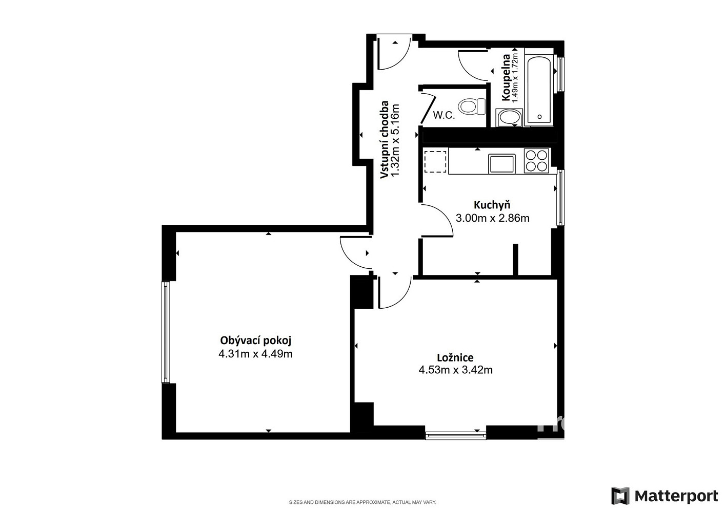Prodej bytu 2+1 53 m² — photo 3
