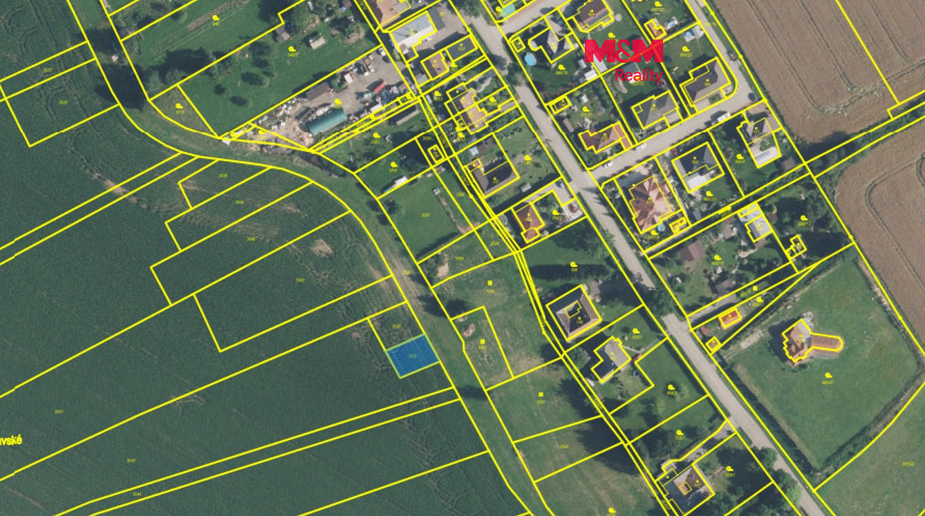 Prodej zahrady 308 m²