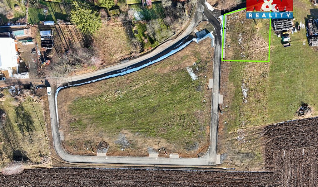 Prodej stavebního pozemku 846 m², Nová Ves u Chotěboře – náhled fotky 3