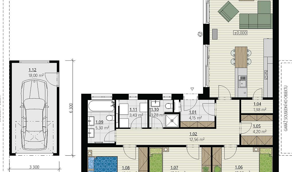Prodej domu 106 m² s pozemkem 322 m², Újezd u Brna – náhled fotky 6