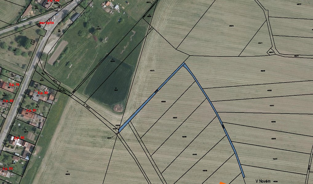 Prodej pole 432 m², Dětenice – náhled fotky 3