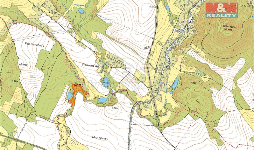Prodej lesa 8 570 m², Česká Lípa – náhled fotky 3