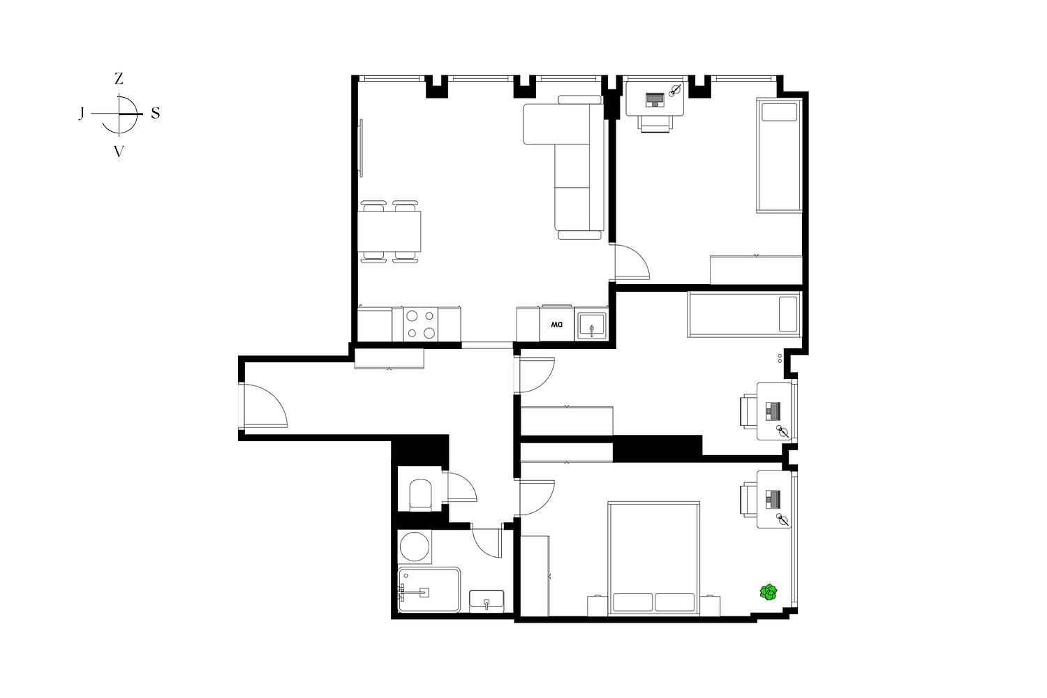 Prodej bytu 4+kk 70 m² – fotografie 3