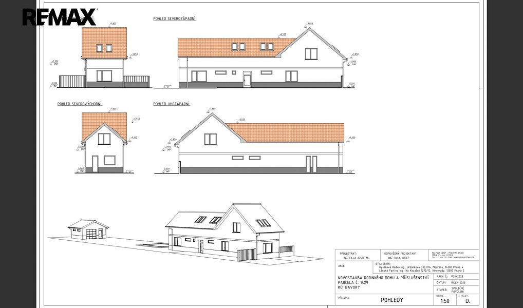 Prodej stavebního pozemku 854 m², Bavory – náhled fotky 8