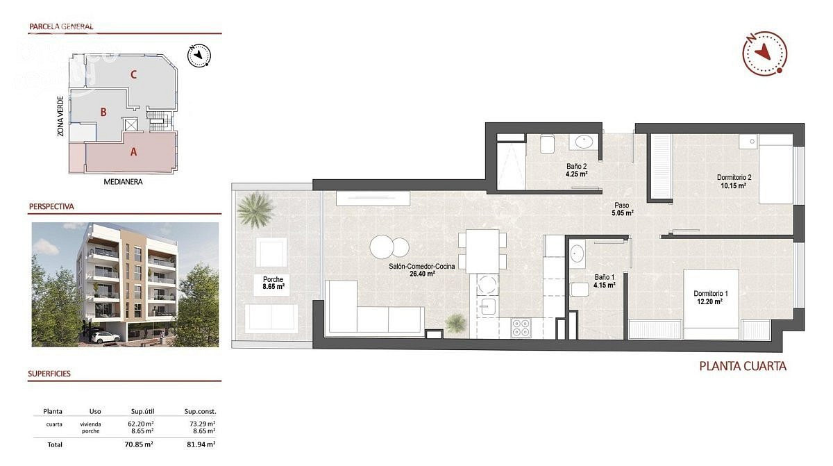 Piso 3+kk – San Pedro del Pinatar, Molino Chirrete - Más