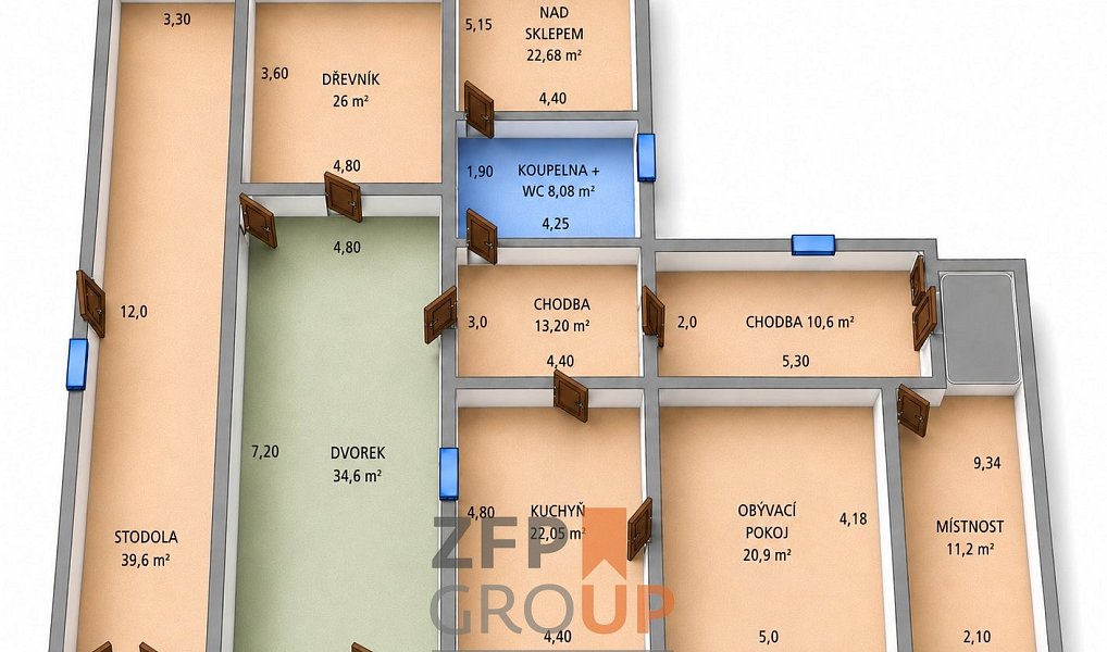 Prodej domu 86 m² s pozemkem 1 238 m², Chmelík – náhled fotky 2