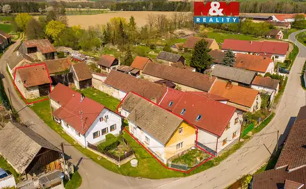 Prodej chaty/chalupy 140 m² s pozemkem 279 m², Bělčice - Újezdec, okres Strakonice