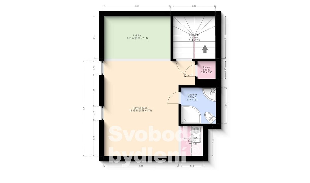Prodej domu 222 m² s pozemkem 344 m², Praha – náhled fotky 48