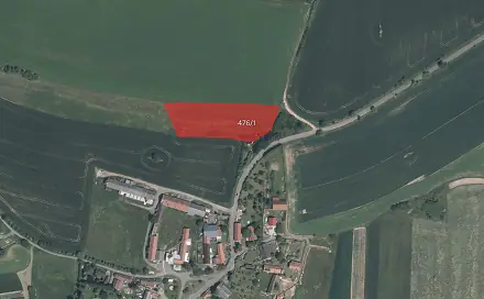 Prodej pole 7 430 m², Občov, okres Příbram