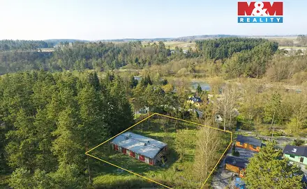Prodej chaty/chalupy 254 m² s pozemkem 2 986 m², Týn nad Vltavou - Nuzice, okres České Budějovice