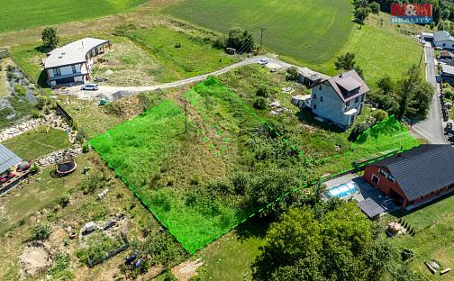 Prodej stavebního pozemku 1 718 m², Kateřinice, okres Vsetín