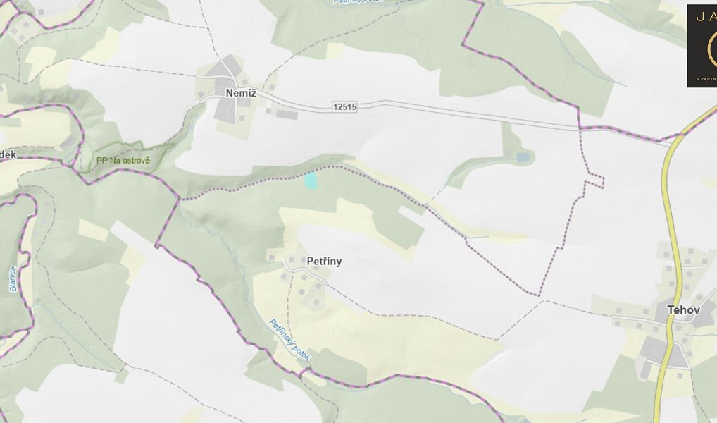 Prodej lesa 4 064 m², Tehov – náhled fotky 3