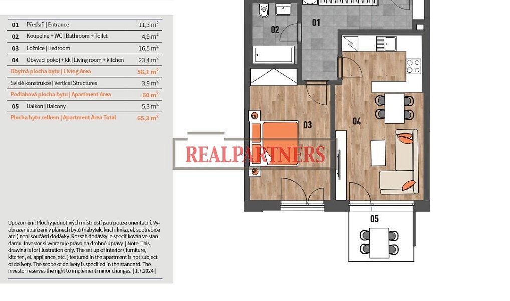 Prodej bytu 2+kk 65 m², Praha – náhled fotky 2