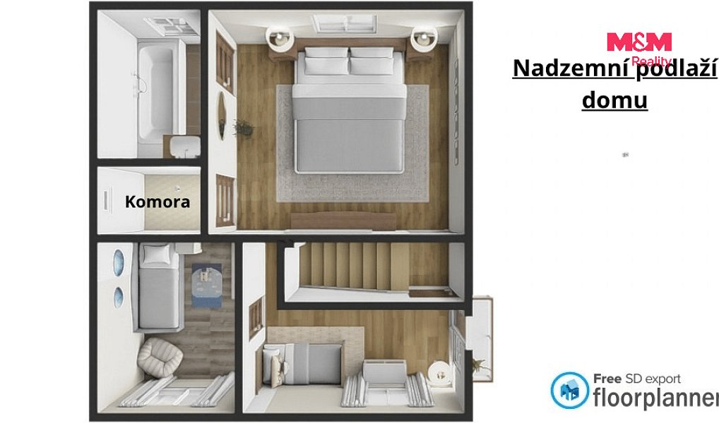 Prodej domu 113 m² s pozemkem 914 m², Vír – náhled fotky 19
