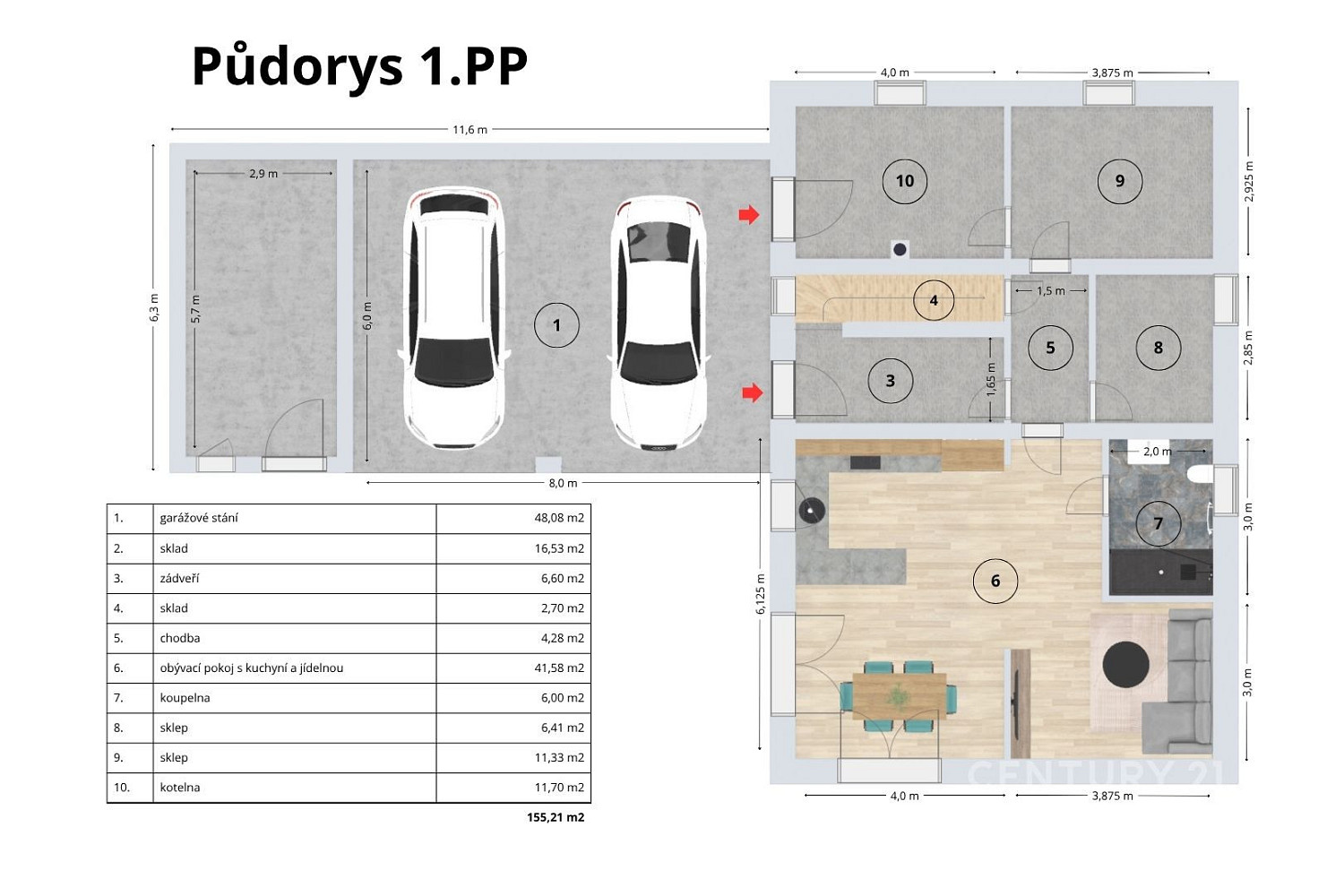 Prodej stavebního pozemku 1 992 m² – fotografie 3