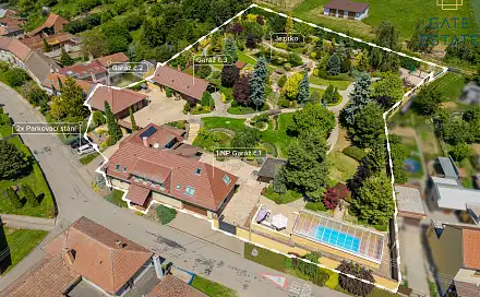 Prodej domu 367 m² s pozemkem 4 806 m², Vážany, okres Vyškov