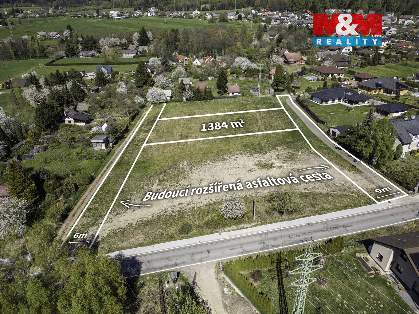 Prodej stavebního pozemku 1 384 m² — photo 3