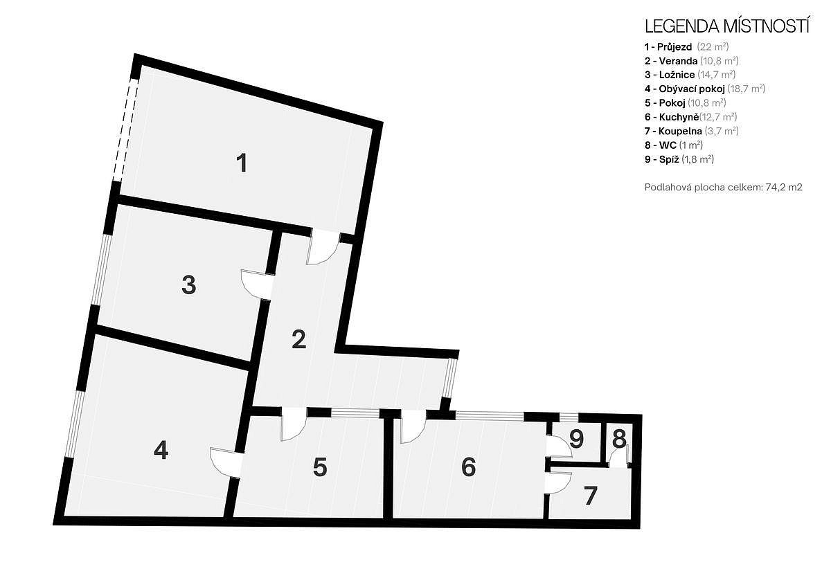 Prodej domu 90 m² s pozemkem 383 m² — photo 3