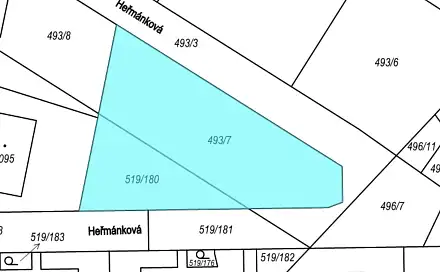 Pronájem stavebního pozemku 1 125 m², Mukařov, okres Praha-východ