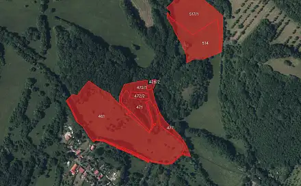 Prodej louky 58 156 m², Třebenice - Medvědice, okres Litoměřice
