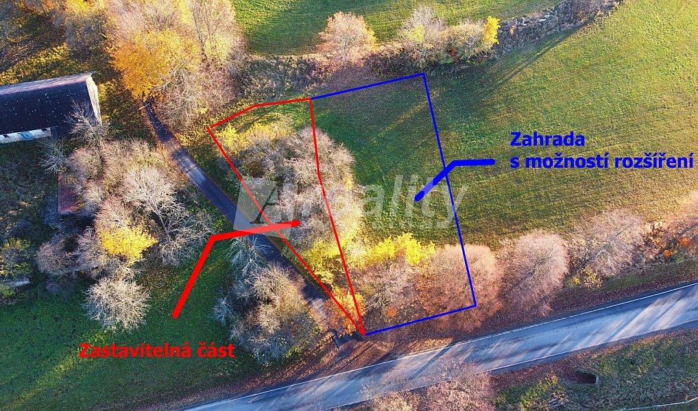 Prodej stavebního pozemku 1 000 m², Zbinohy – náhled fotky 2