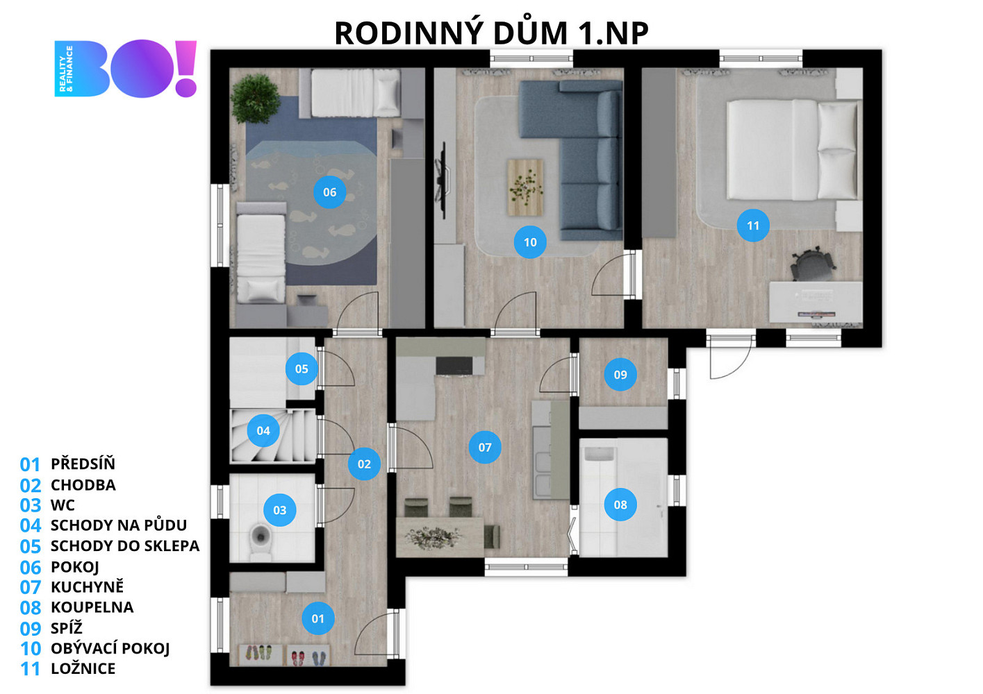 3+1 House in Markvartovice, okres Opava - View 2