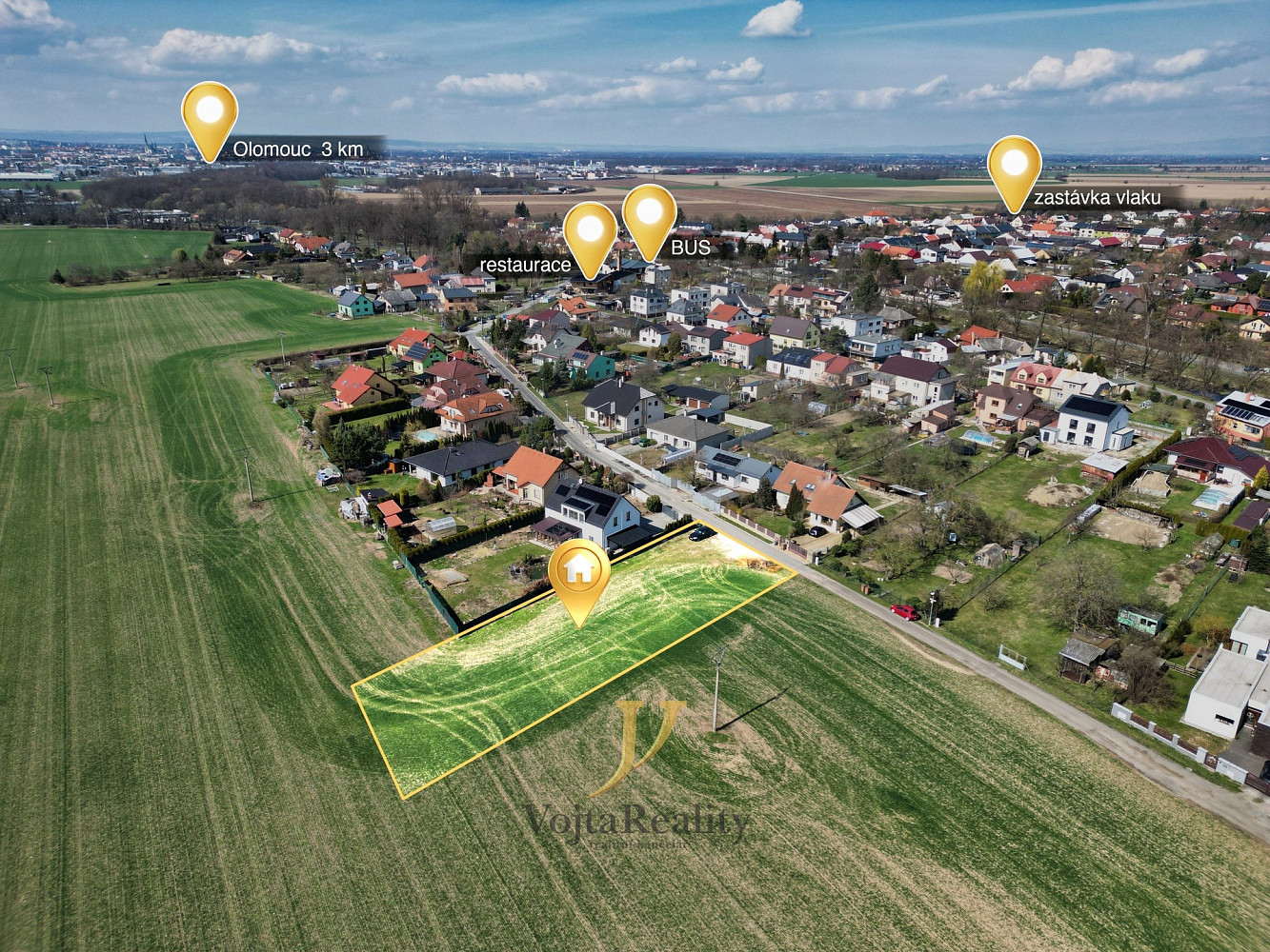 Prodej stavebního pozemku 1 500 m²
