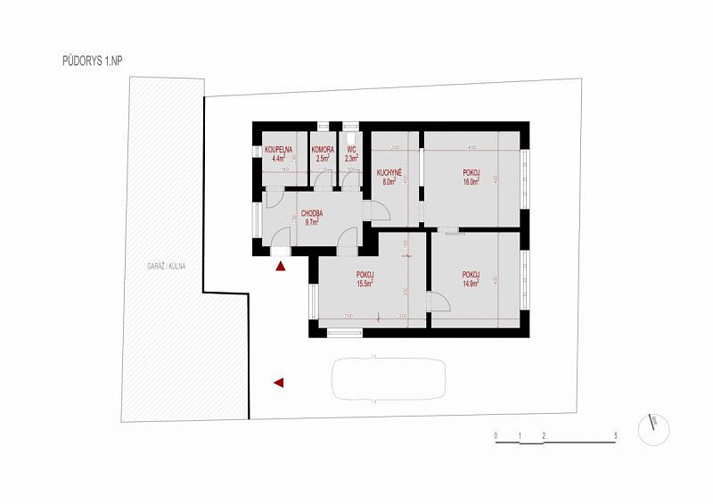 Prodej domu 75 m² s pozemkem 447 m² – fotografie 2