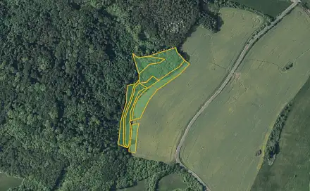 Prodej pole 28 333 m², Kostomlaty pod Milešovkou, okres Teplice