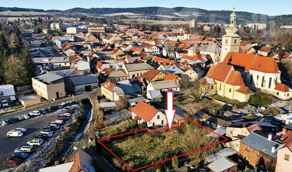 Prodej stavebního pozemku 602 m², Kaplice – náhled fotky 7