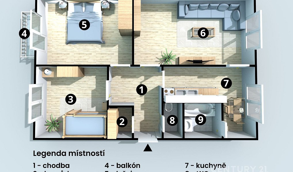 Prodej bytu 3+1 73 m², Moravské Budějovice – náhled fotky 16