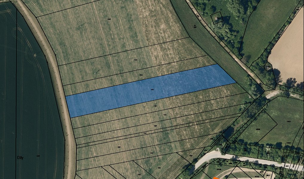 Prodej pole 1 804 m², Ondratice – fotka 1 z 3