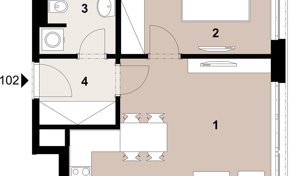 Prodej bytu 2+kk 44 m², Praha – náhled fotky 2