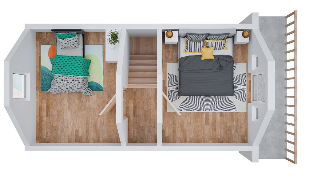 Prodej chaty/chalupy 96 m² s pozemkem 376 m², Římov – náhled fotky 15