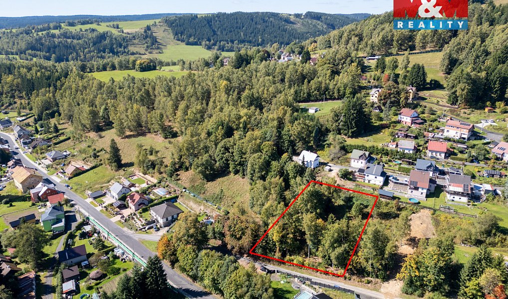 Prodej stavebního pozemku 1 954 m², Kraslice – náhled fotky 2