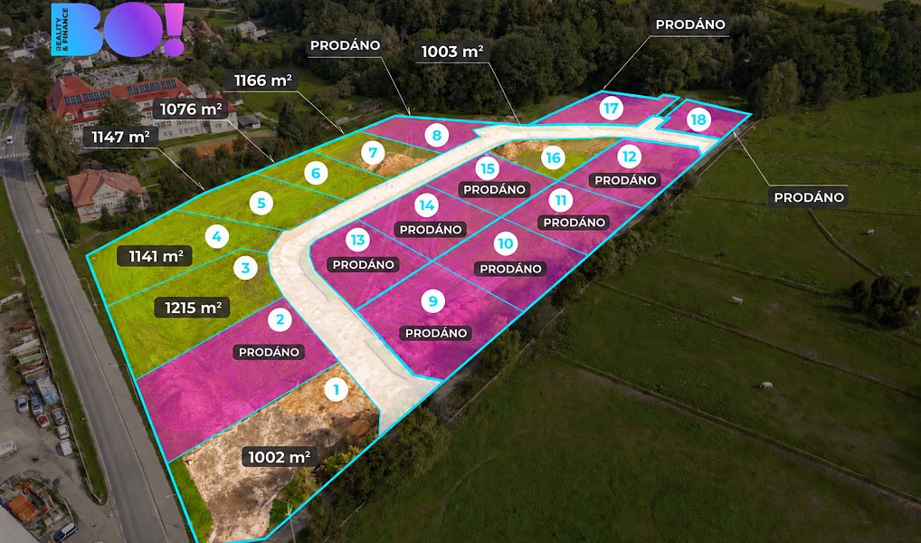 Prodej stavebního pozemku 1 002 m², Havířov – fotka 1 z 8