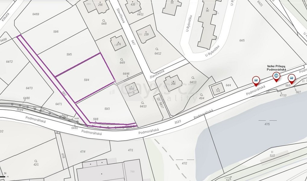 Prodej stavebního pozemku 967 m², Velké Přílepy – náhled fotky 2
