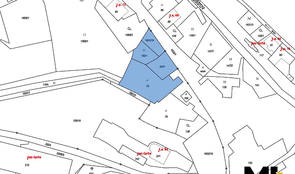 Prodej stavebního pozemku 1 314 m², Aš – náhled fotky 2