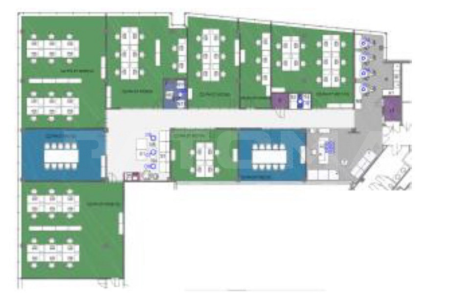 Pronájem kanceláře 968 m² – fotografie 3
