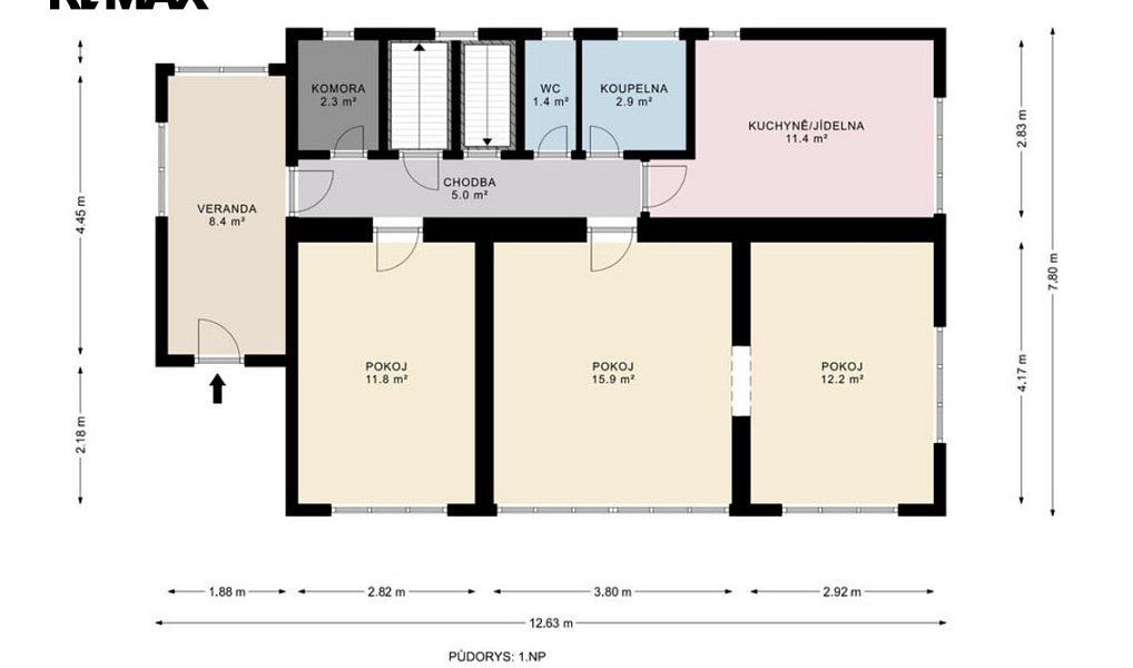 Prodej domu 162 m² s pozemkem 641 m², Praha – náhled fotky 3