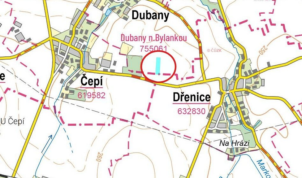 Prodej pole 10 074 m², Dubany – náhled fotky 2
