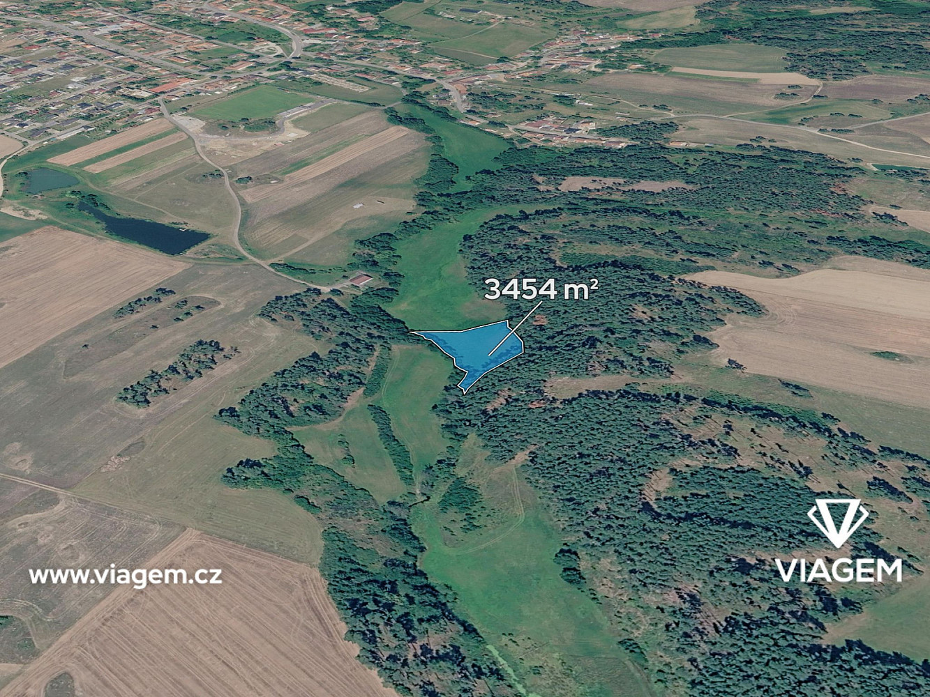 Prodej pole 3 454 m²