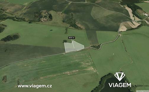 Prodej pole 2 080 m², Hostim, okres Znojmo